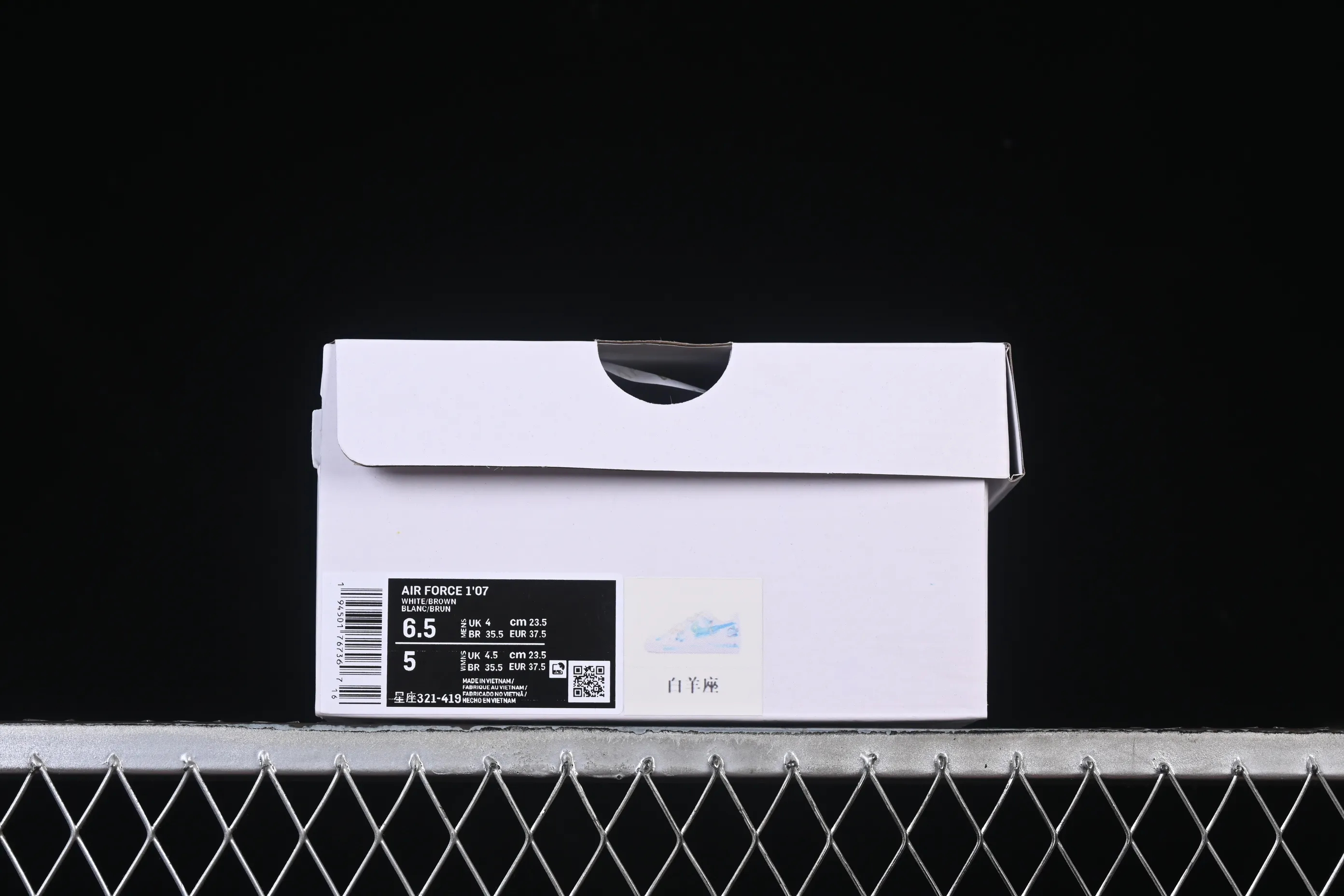 All categories Nk Air Force 1 Air Force series Nk Air Force 1 Low Air Force low-top Nike Air Force 1'07 Low "Aries" Hand-painted graffiti twelve constellations series Aries Air Force One low-top casual sneakers Constellation 321-419
